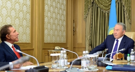 Президент РК Нурсултан Назарбаев встретился с главой компании «Wynn Resorts» Стивеном Уинном